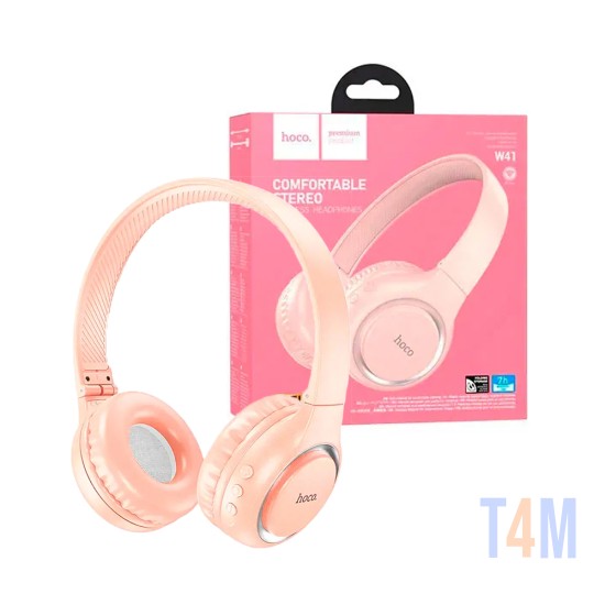 Hoco True Wireless Headphones W41 Charm Bluetooth V5.3 Pink